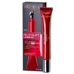 کرم ضد پیری دور چشم لورال Revitalift Laser X3 Loreal - محصولات لورال