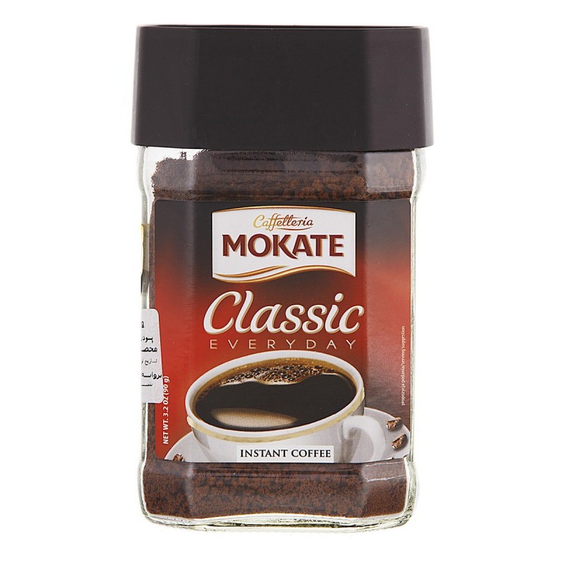 قهوه فوری 90 گرمی موکات MOKATE مدل کلاسیک