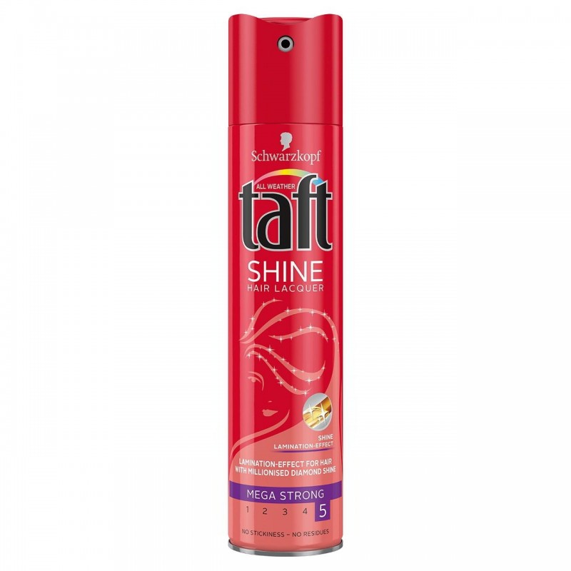 اسپری حالت دهنده قوی مو تافت Taft مدل شاین شماره 5