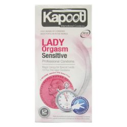 کاندوم 12 عددی کاپوت Kapoot مدل لیدی ارگاسم