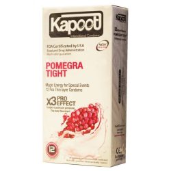 کاندوم تنگ کننده 12 عددی کاپوت Kapoot مدل پومگرا تایت