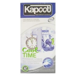 کاندوم تاخیری 12 عددی کاپوت Kapoot مدل کول تایم