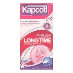 کاندوم تاخیری 12 عددی کاپوت Kapoot مدل لانگ تایم