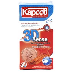کاندوم 12 عددی کاپوت Kapoot مدل سه بعدی