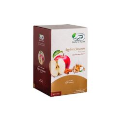 دمنوش کیسه ای سیب و دارچین مهرگیاه جعبه 18 عددی