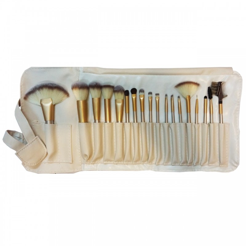 ست 18 عددی برس آرایش صورت زدوان Z.ONE مدل 344