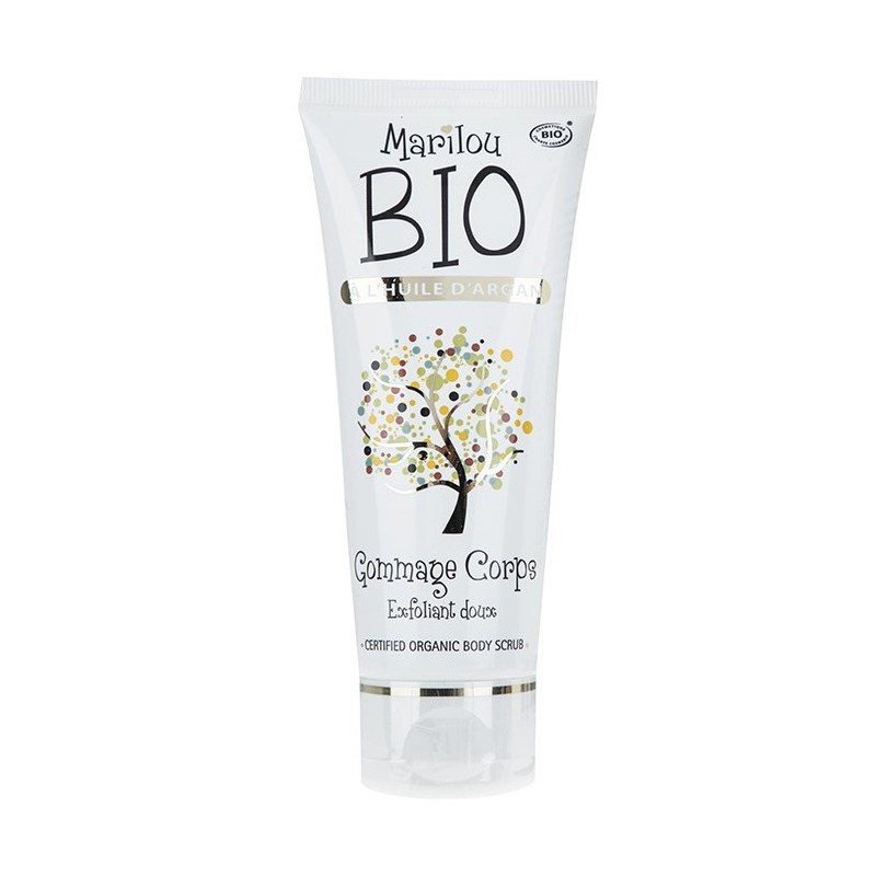 اسکراب بدن ارگانیک ماریلو بایو Marilou Bio حاوی روغن آرگان حجم 75 میل