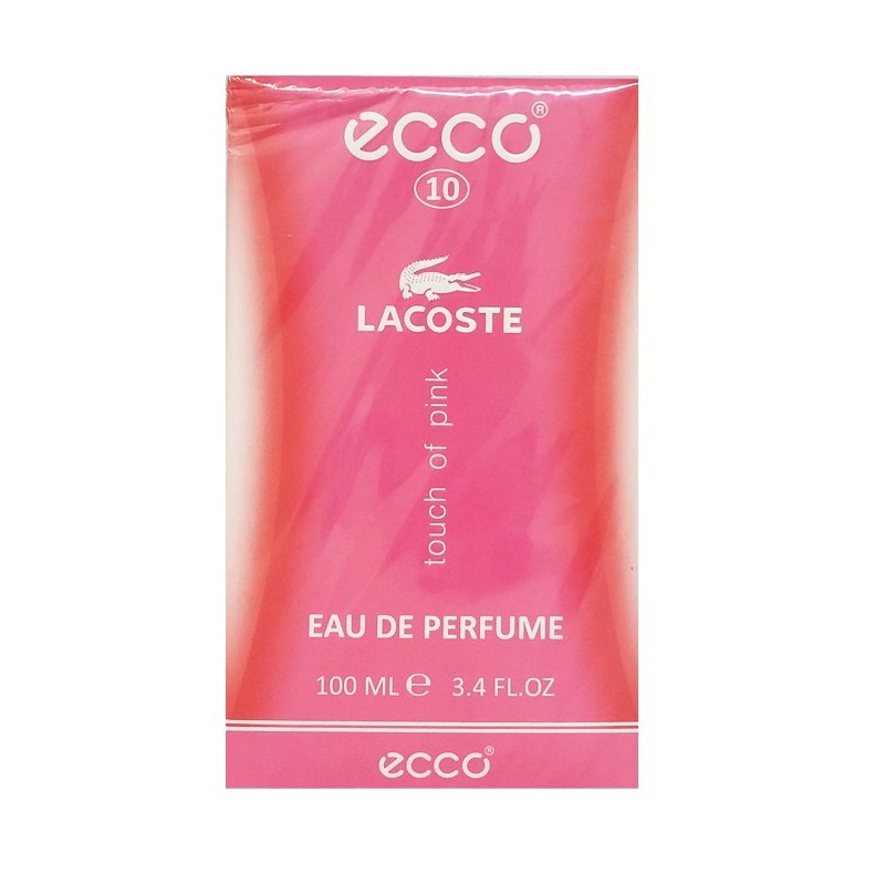 ادوپرفیوم زنانه اکو Ecco مدل Lacoste Touch Of Pink حجم 100 میلی لیتر