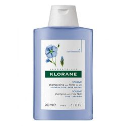 شامپو حجم دهنده کلوران Klorane حاوی تخم کتان 200 میل