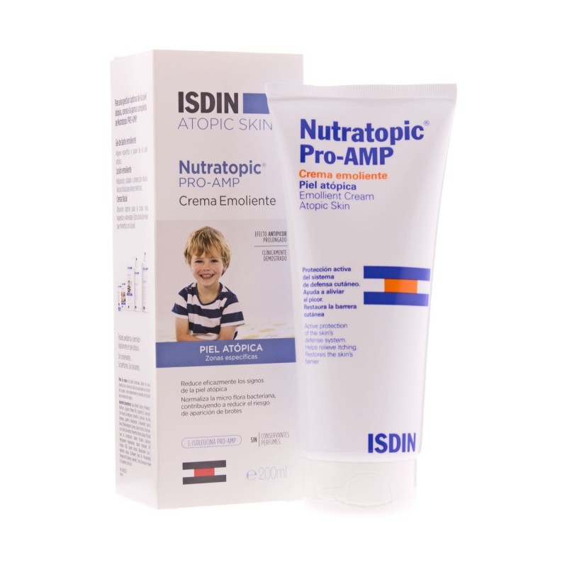 کرم نرم کننده ایزدین مدل Nutratopic pro AMP حجم 200 میلی لیتر