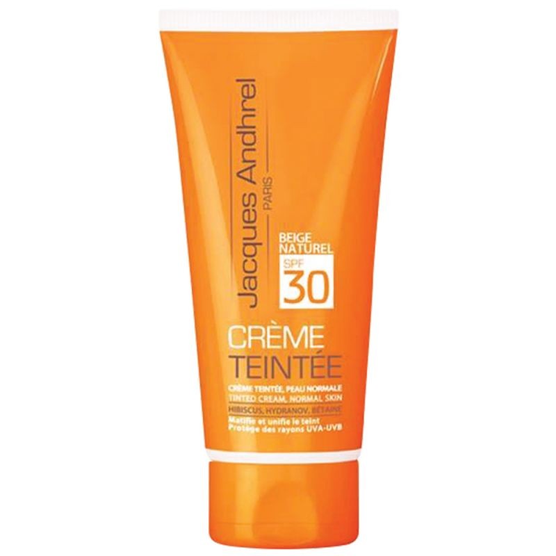 کرم ضد آفتاب رنگی ژاک آندرل پاریس مناسب پوست خشک و معمولی حجم 50 میل