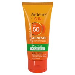 کرم ضد آفتاب بژ طبیعی آردن مدل Acnesol مناسب پوست چرب حجم 50 میل