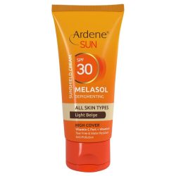 کرم ضد آفتاب و ضد لک آردن مدل Melasol بژ روشن حجم 50 میل