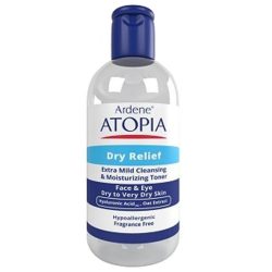 تونیک پاک کننده ملایم صورت و چشم آردن سری Atopia مدل Dry Releif حجم 250 میل