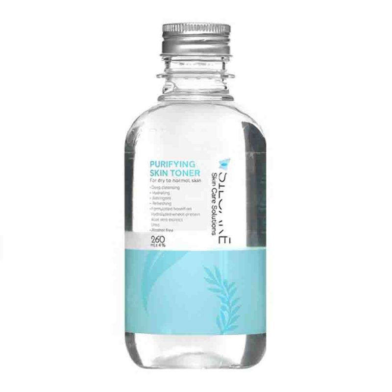 تونر پاک کننده صورت سیلکر مناسب پوست خشک حجم 260 میل