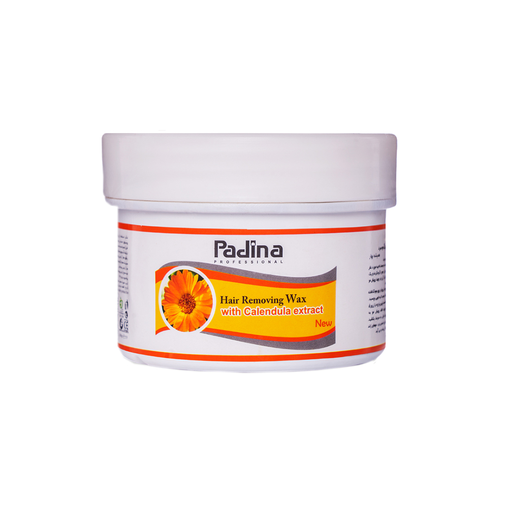 Padina depilatory wax containing marigold extract 300 grams موم موبر پادینا حاوی عصاره گل همیشه بهار 300 گرم