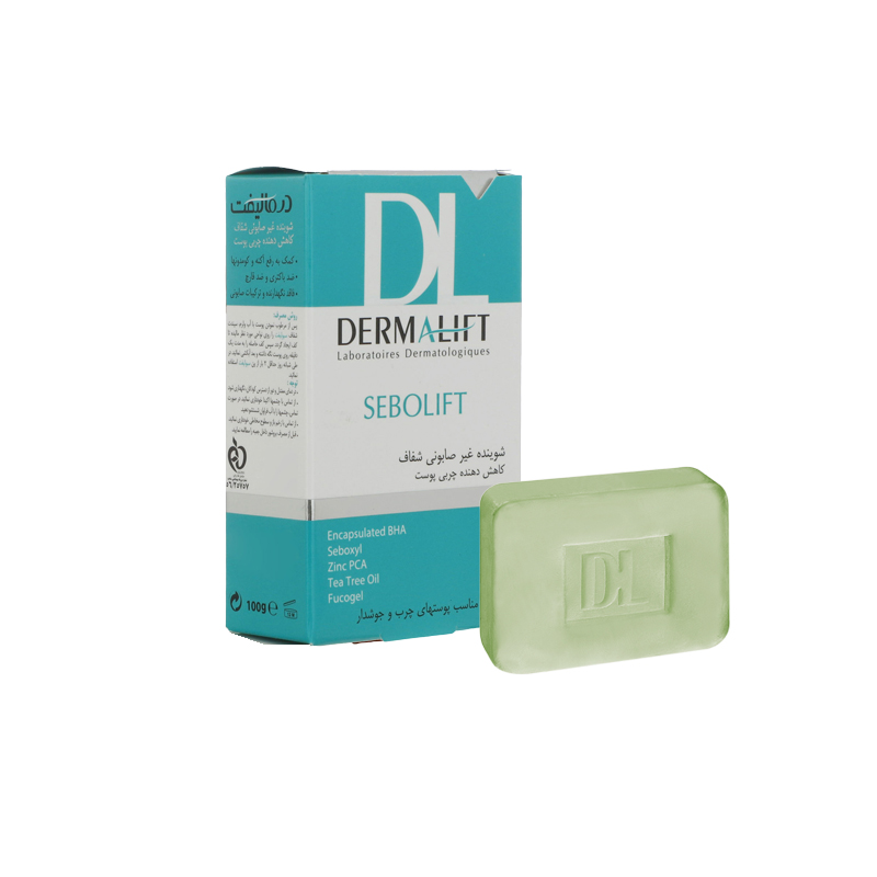 پن شستشوی کاهش دهنده چربی پوست درمالیفت مدل Sebolift