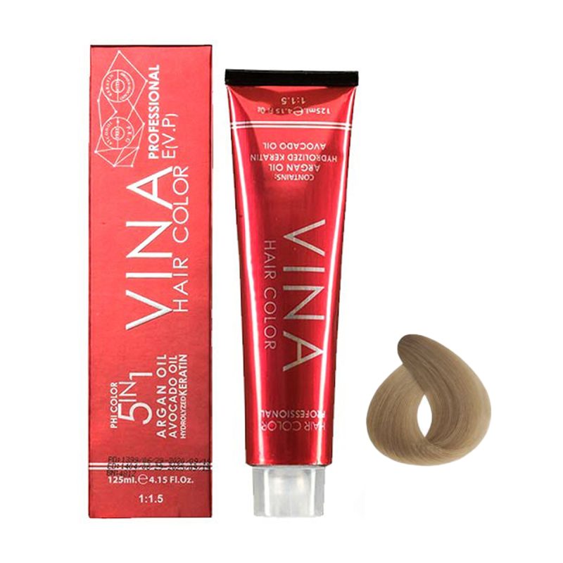 رنگ مو وینا شماره 10.1 رنگ بلوند نقره ای