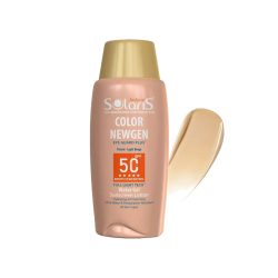 کرم ژل ضد آفتاب آردن سری سولاریس مدل Color Newgen با SPF50 رنگ بژ روشن