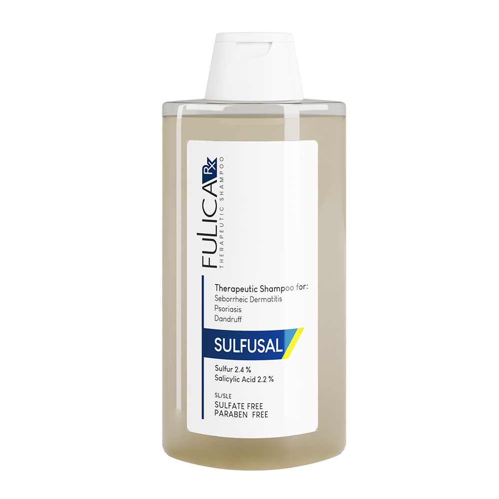 Fulica RX SULFUSAL Dandruff Remover Shampoo شامپو رفع کننده شوره های مقاوم مو فولیکا Rx مدل سولفاسال