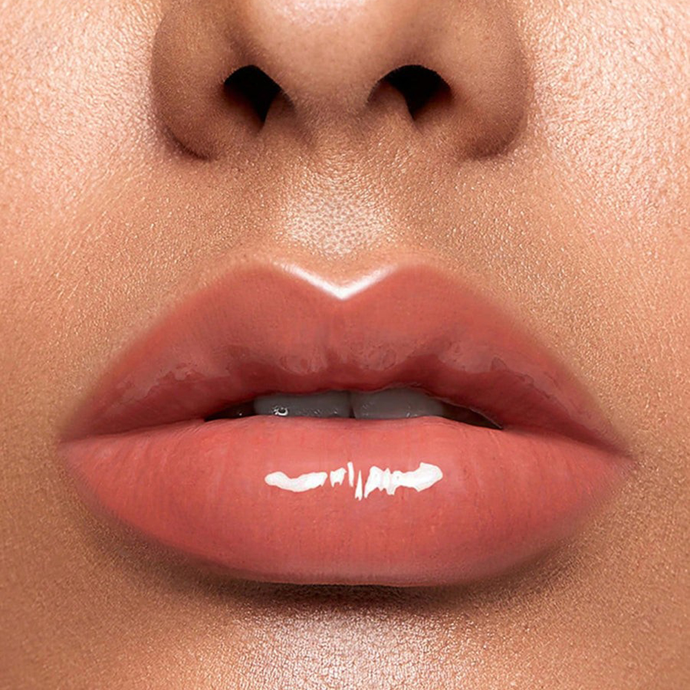 لیپ گلاس حجم دهنده شیگلم مدل Glaze Daze رنگ Rose Tea